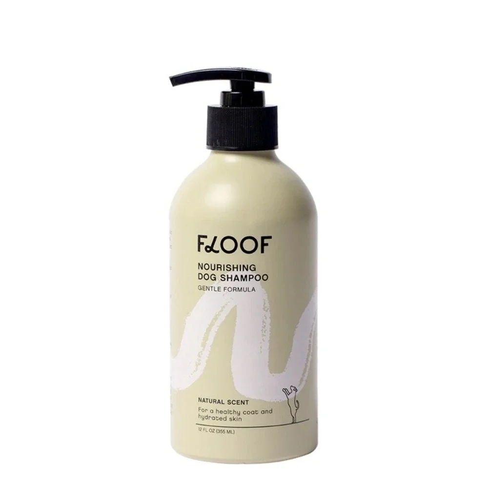 FLOOF Nourishing Dog Shampoo Gentle Formula Natural Scent 12 oz
